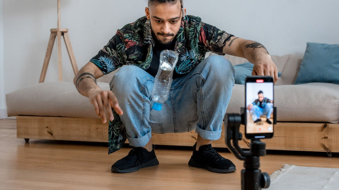iPhone recording short form video for small business marketing