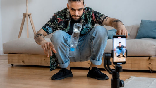 iPhone recording short form video for small business marketing